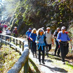 P1190521  Guida Mariangela Fusato, con Cristina Montanari e Giuseppe Farinati.